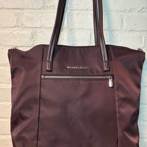 Briggs & Riley Deep Burgundy Tote